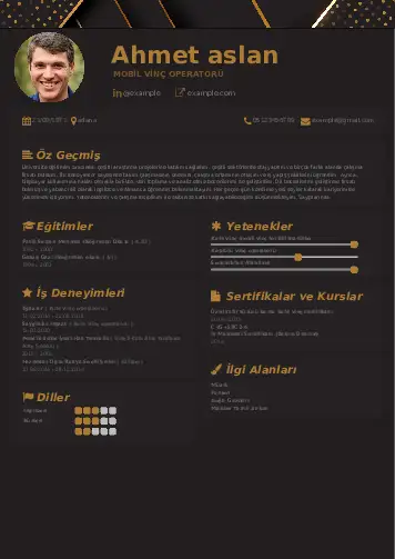 Vinç Operatörü Cv Örnekleri cv indir